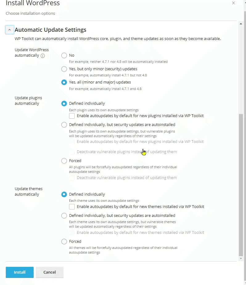 hướng dẫn cách sử dụng wordpress toolkit trên hosting cpanel 6