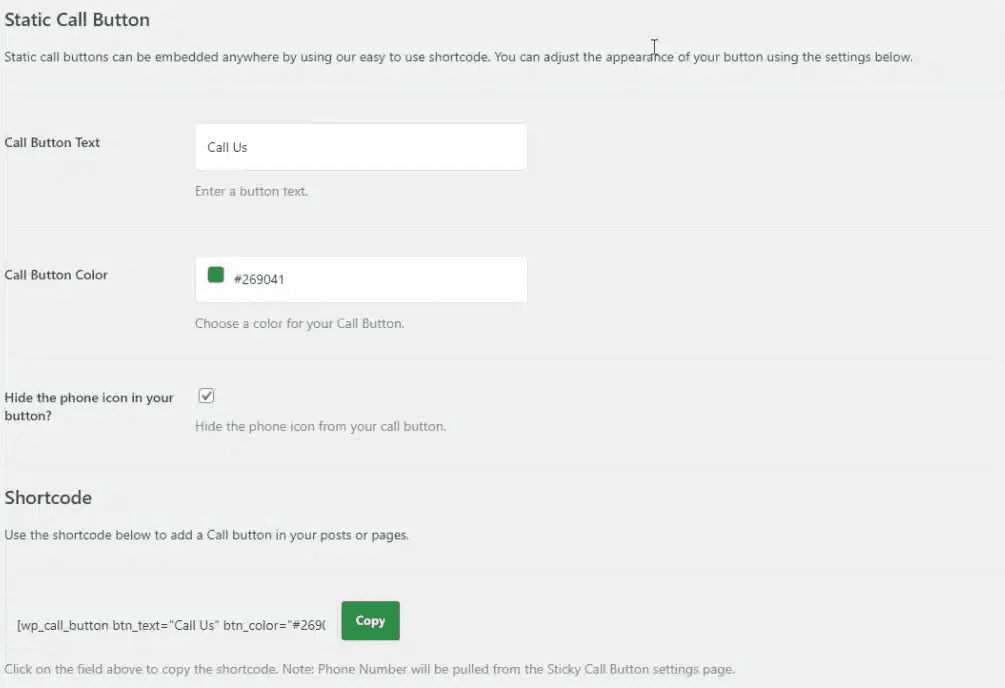hướng dẫn cách thêm nút hotline với plugin trong wordpress 9
