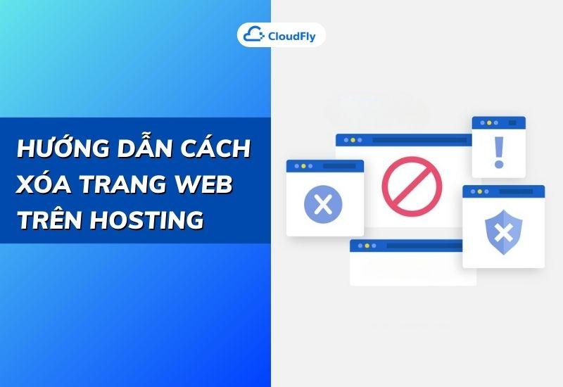 hướng dẫn cách xóa trang web trên hosting