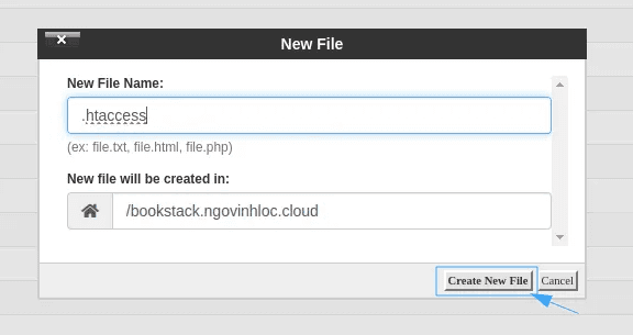 hướng dẫn cài đặt bookstack trên cpanel 14