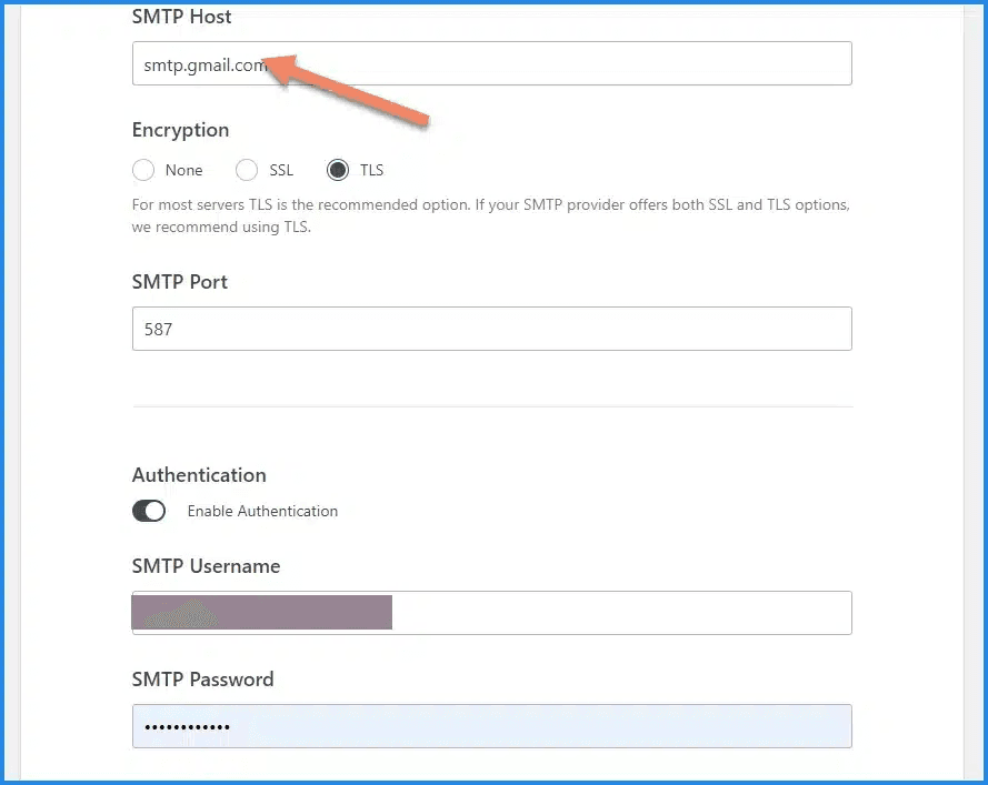 hướng dẫn cài đặt cấu hình smtp của gmail 7