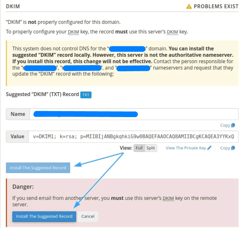 hướng dẫn cấu hình dkim và spf để xác thực email trên cpanel 4