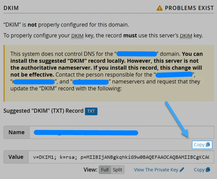 hướng dẫn cấu hình dkim và spf để xác thực email trên cpanel 5