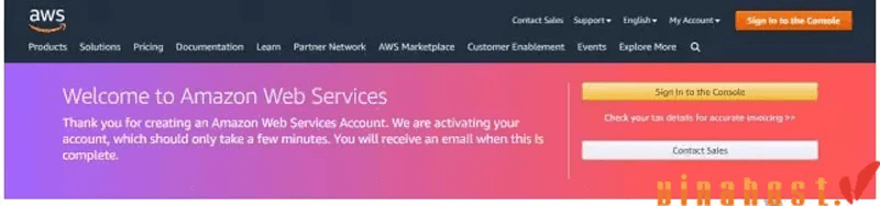 hướng dẫn đăng ký tài khoản amazon vps hosting 7