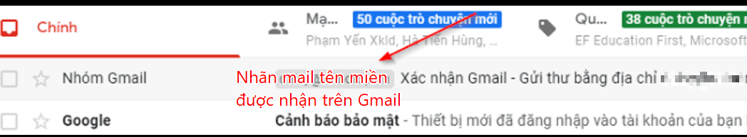 hướng dẫn gửi nhận email theo tên miền trên gmail 9