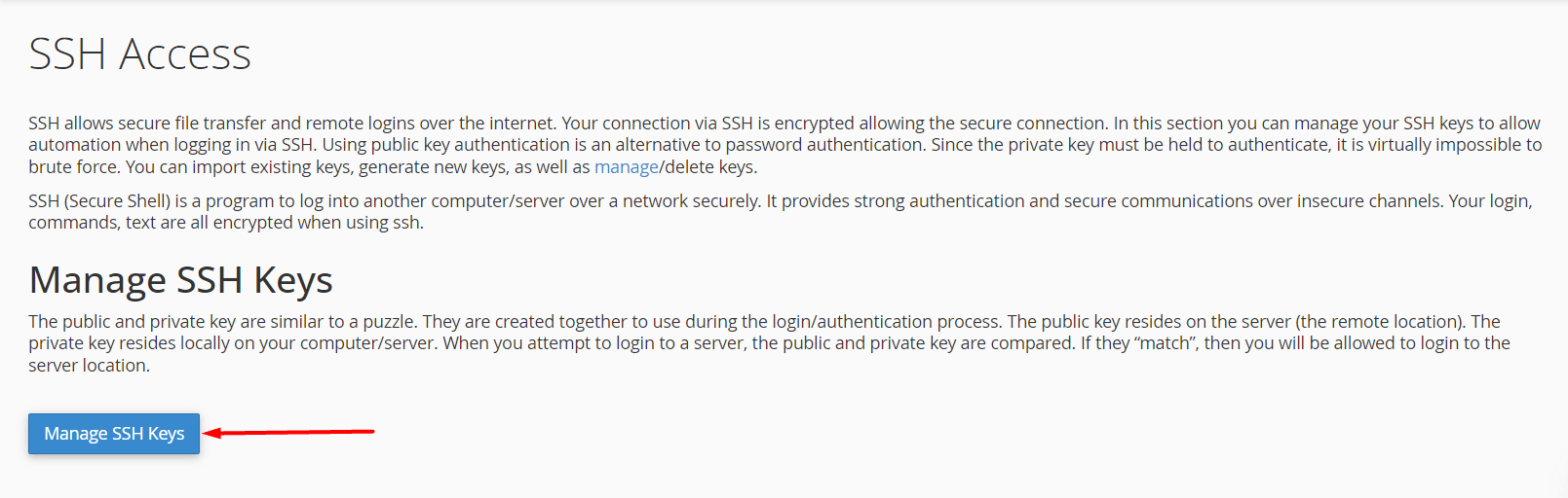 hướng dẫn kích hoạt sshshell access trong cpanel 2