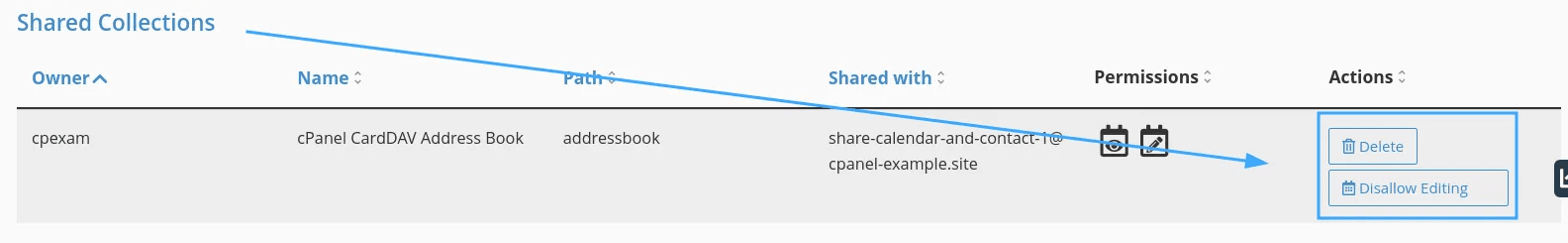 hướng dẫn sử dụng calendars and contacts sharing trên cpanel 4