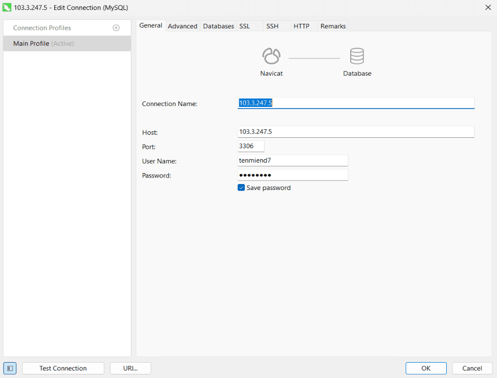 hướng dẫn sử dụng remote mysql trên cpanel hosting 7
