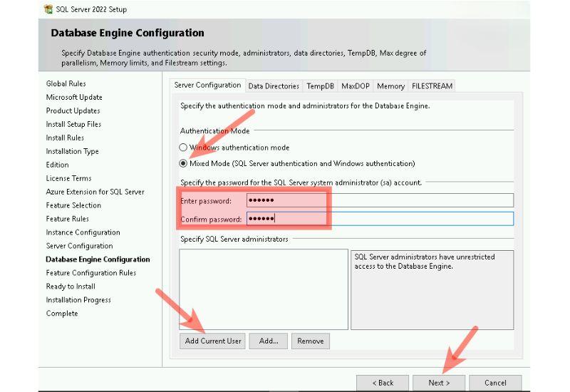 hướng dẫn tải và cài đặt sql server 2022 9