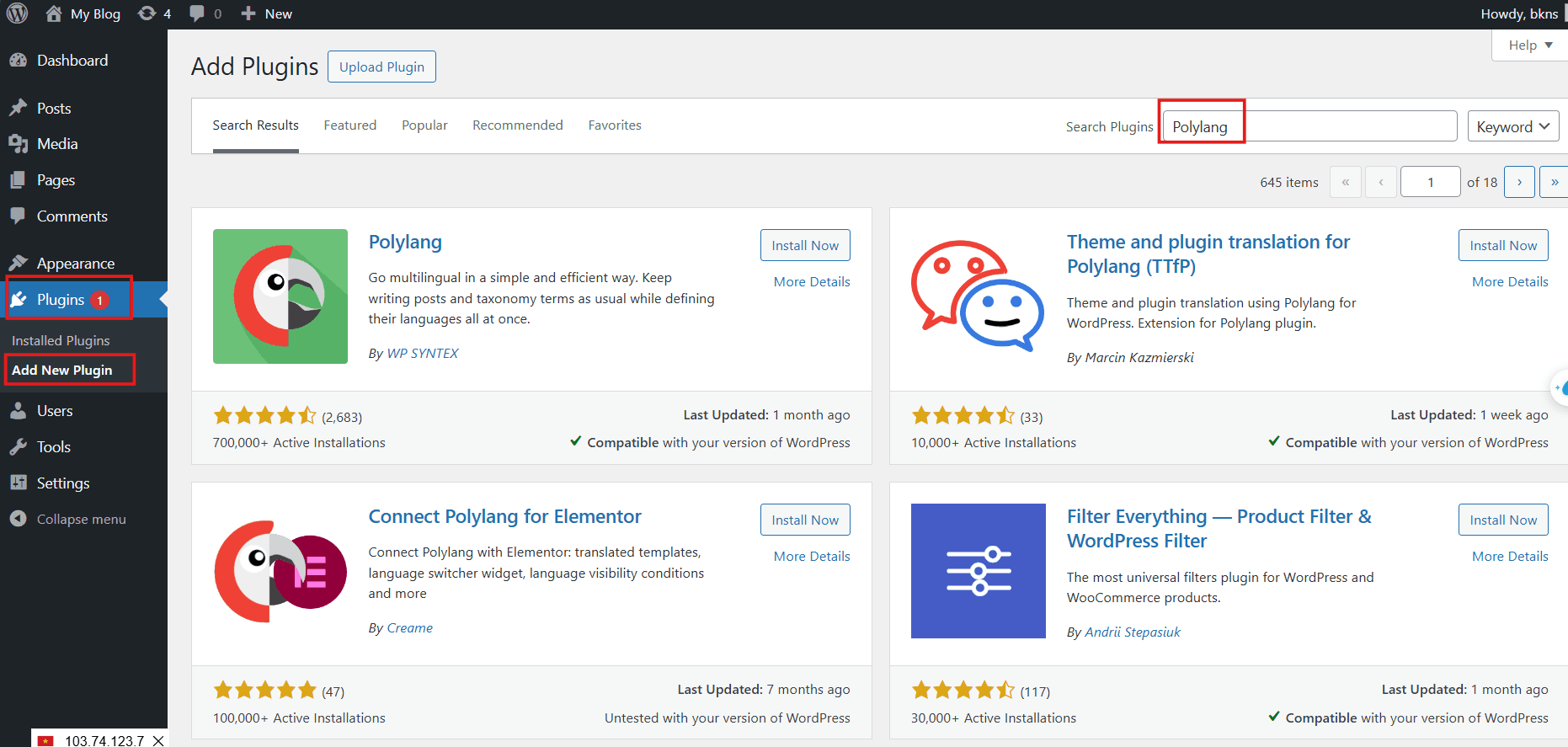 hướng dẫn tạo một website wordpress đa ngôn ngữ với polytang 2