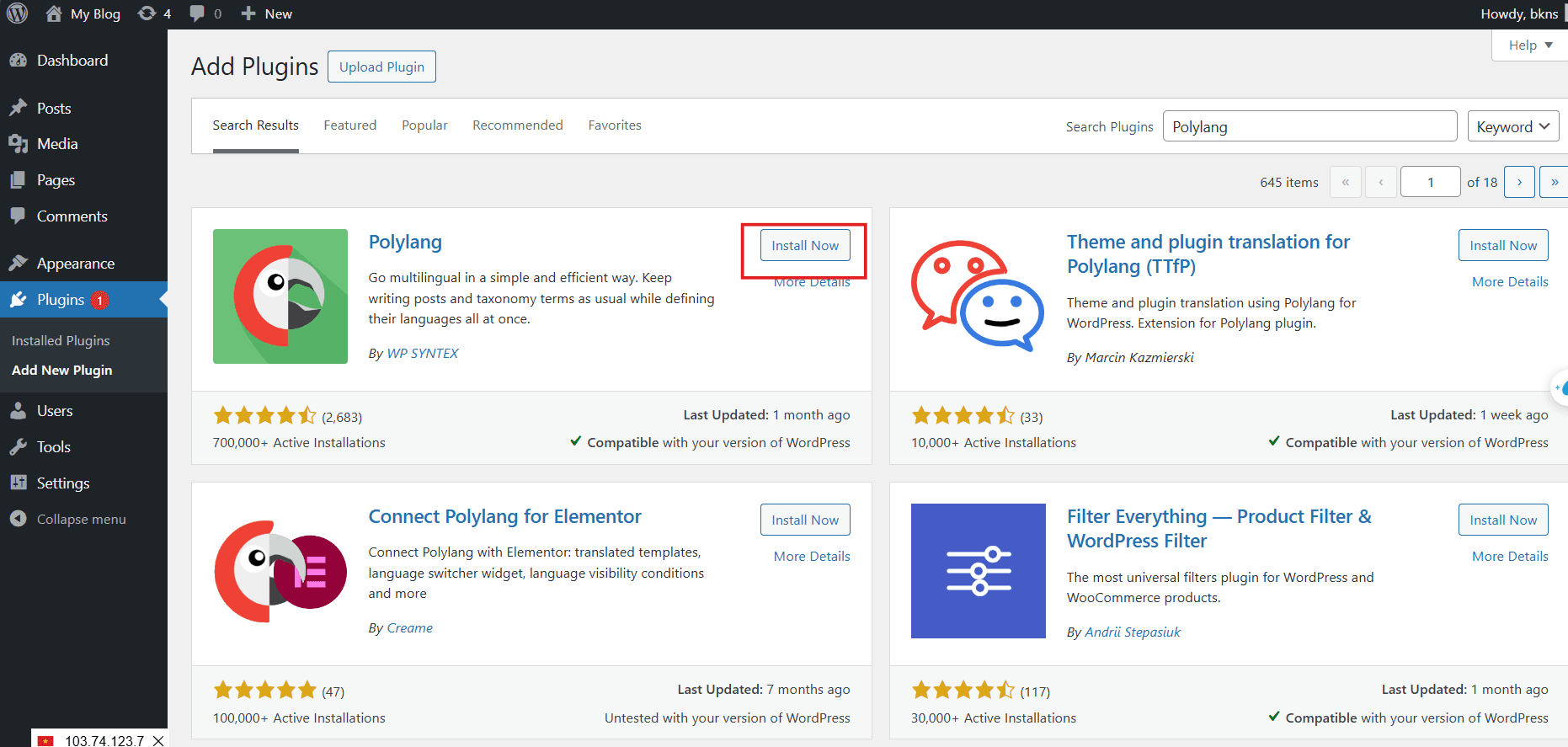 hướng dẫn tạo một website wordpress đa ngôn ngữ với polytang 3