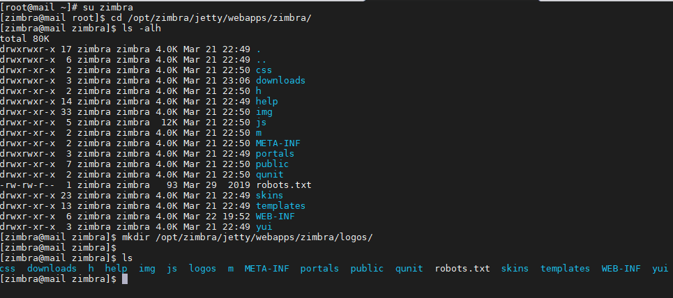 hướng dẫn thay đổi logo trên mail server zimbra 1