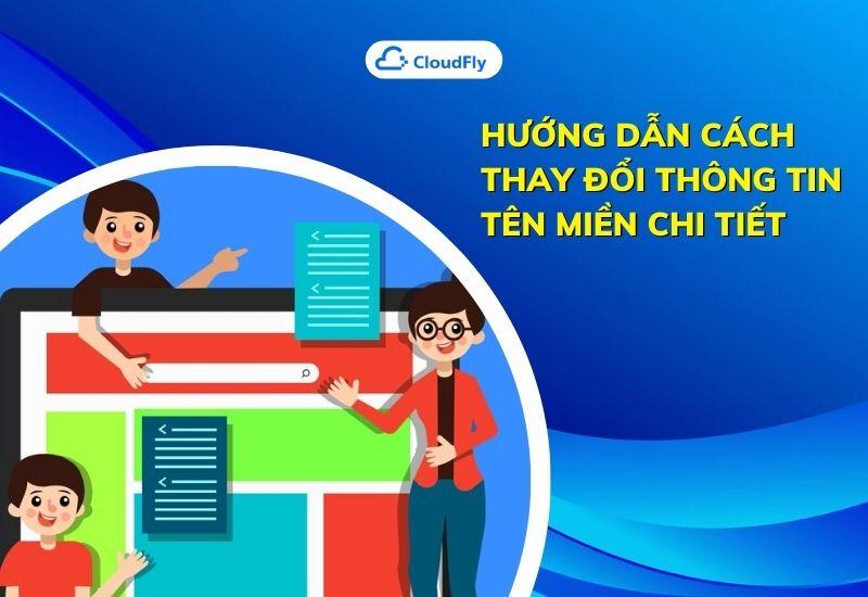 hướng dẫn thay đổi thông tin tên miền chi tiết