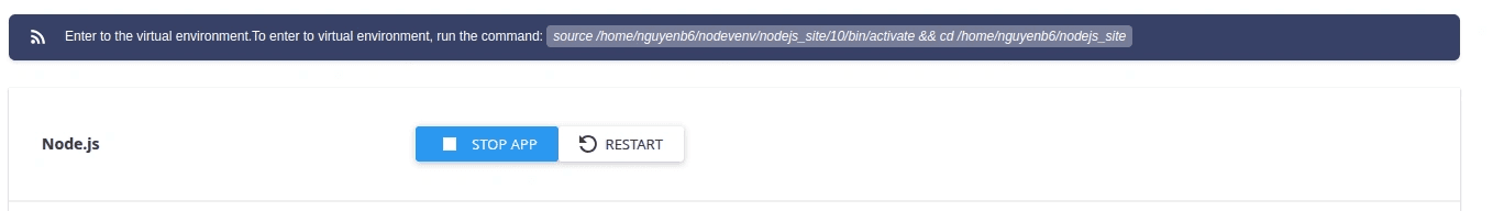 hướng dẫn triển khai source nodejsnextjs trên hosting cpanel 5
