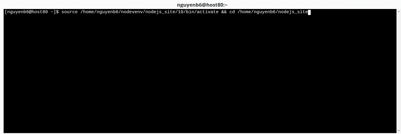 hướng dẫn triển khai source nodejsnextjs trên hosting cpanel 6