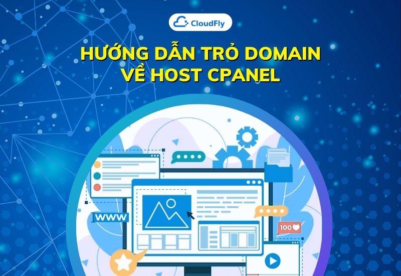 hướng dẫn trỏ domain về host cpanel