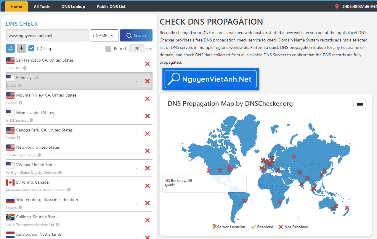 hướng dẫn trỏ domain về ladipage