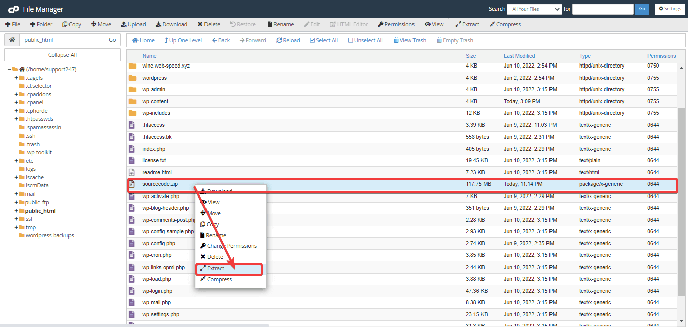 hướng dẫn upload dữ liệu lên cpanel chi tiết 12