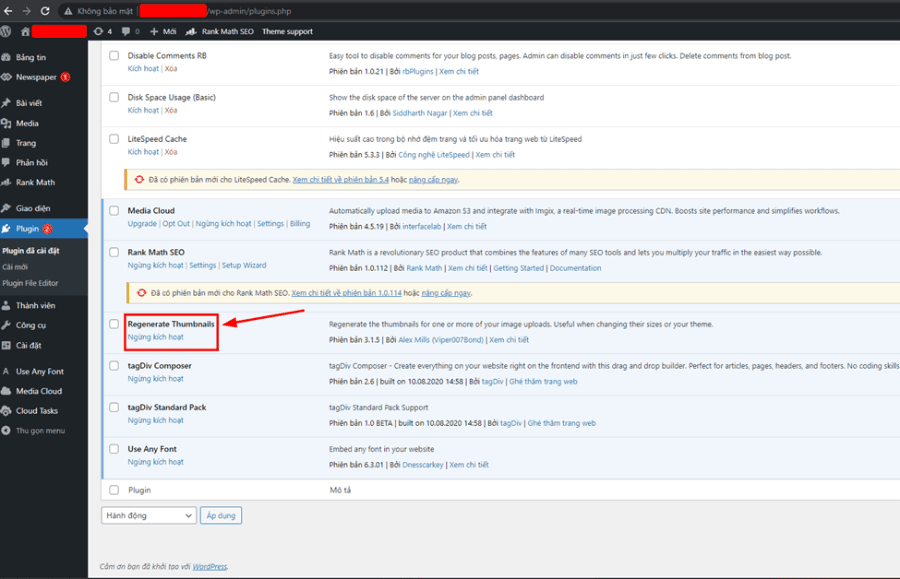 Đồng bộ dữ liệu local trong Website Wordpress lên S3  Object Storage