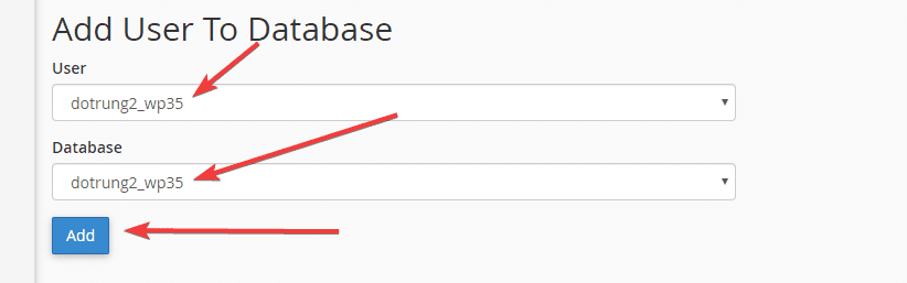 kiểm tra phân quyền user và database 3