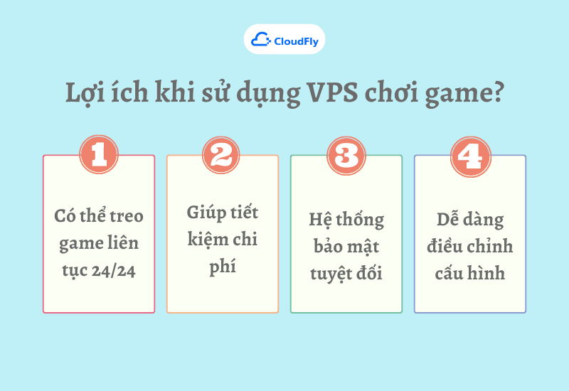 Lợi ích khi sử dụng VPS chơi game?