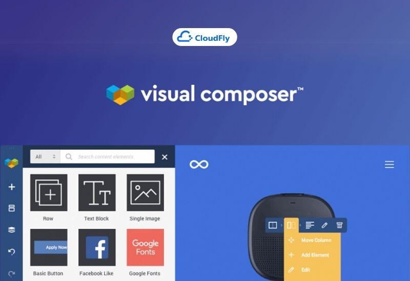 page builder kéo thả visual composer website builder