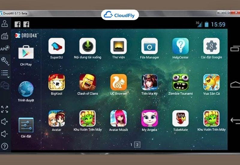 phần mềm giả lập droid4x