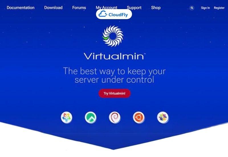 phần mềm quản lý hosting virtualmin