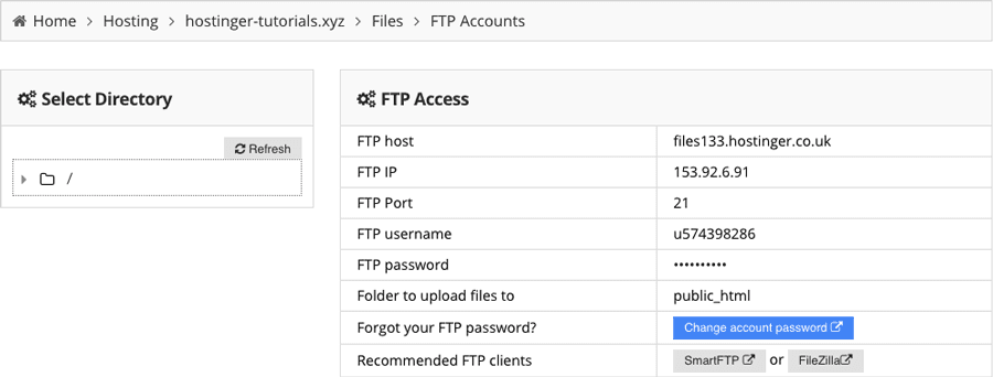 phương pháp up web lên host file transfer protocol