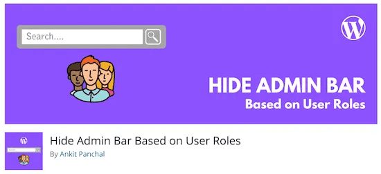 plugin quản lý người dùng hide admin bar based on user roles