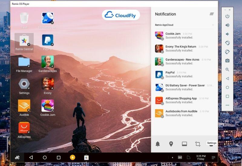 remix os giả lập android nhẹ cho máy yếu