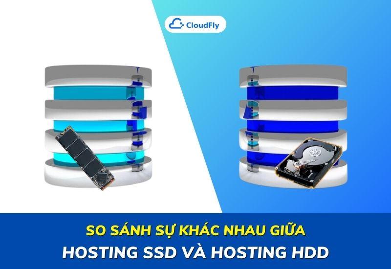 so sánh sự khác nhau giữa hosting sdd và hosting hdd