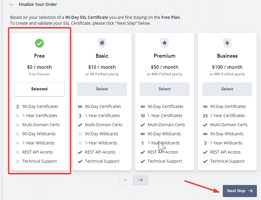 tạo chứng chỉ ssl miễn phí 4