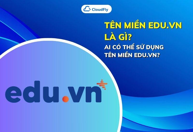 tên miền edu.vn là gì