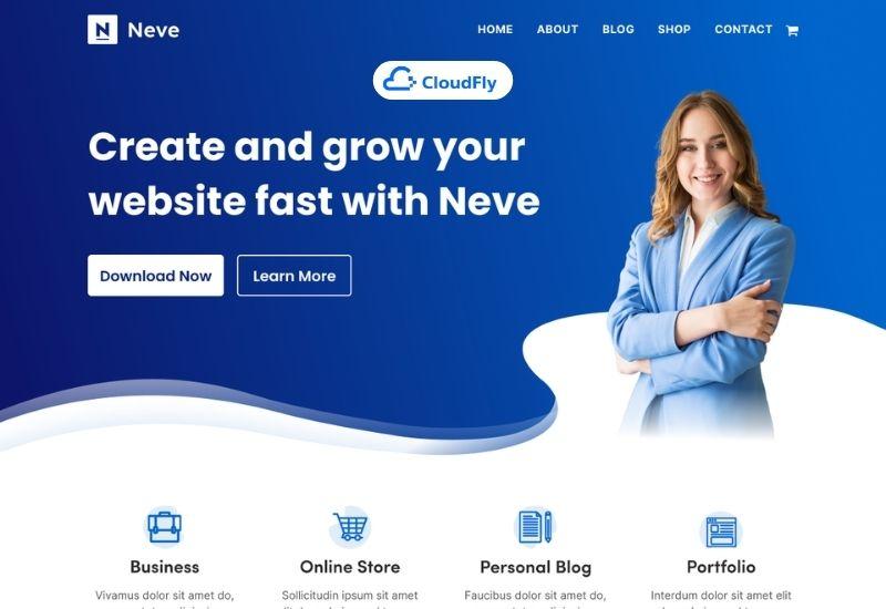 theme luật sư wordpress neve