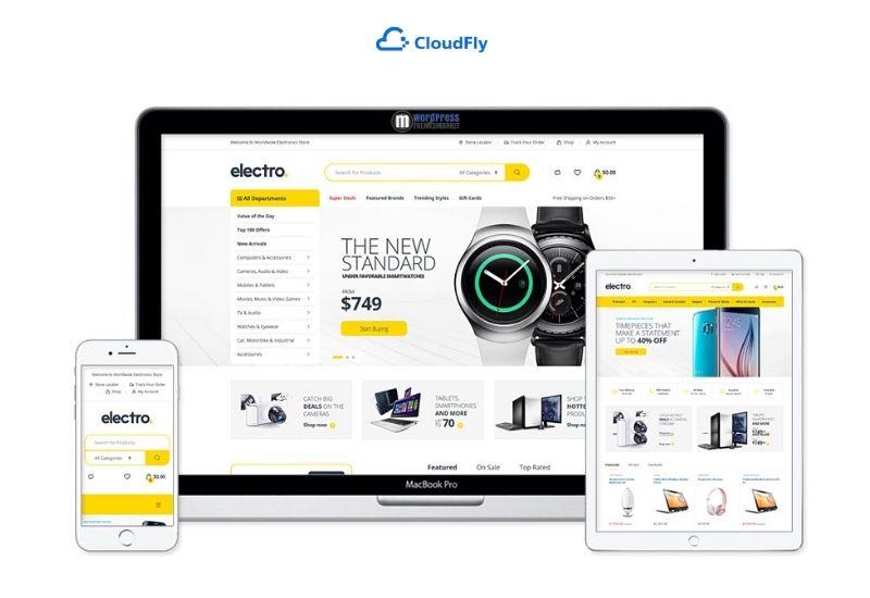 theme wordpress bán hàng electro