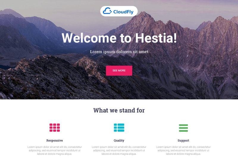 theme wordpress đẹp miễn phí hestia