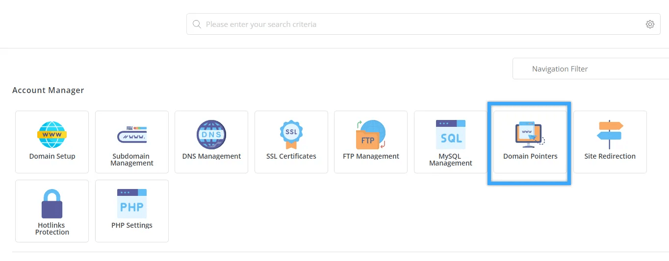 trỏ 2 tên miền về 1 website qua directadmin 1