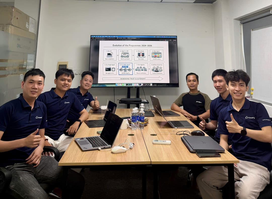 CloudFly gặp gỡ và trao đổi cùng chuyên gia AI Cập nhật xu hướng mở rộng góc nhìn công nghệ