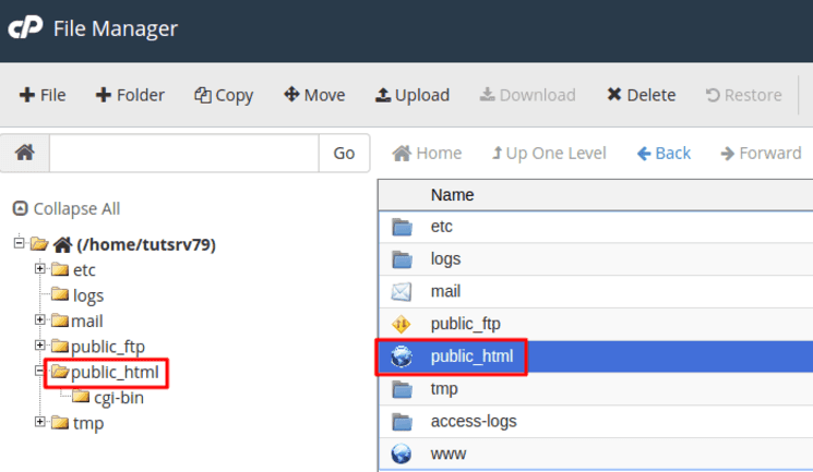 up web lên host qua cpanel file manager 2