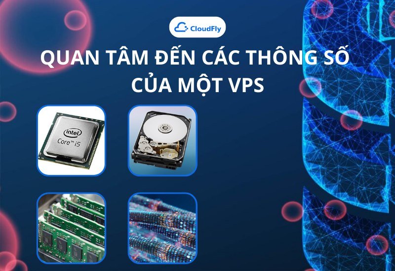 Quan tâm đến các thông số của một VPS