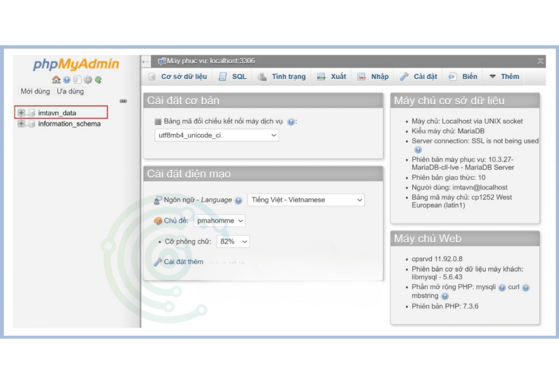 backup cơ sở dữ liệu wordpress 2