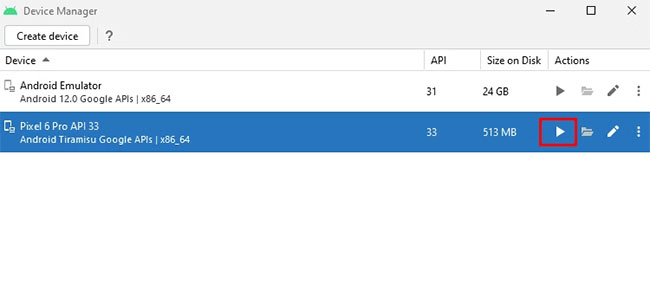 cách cài đặt trình giả lập android 13 trên windows 4