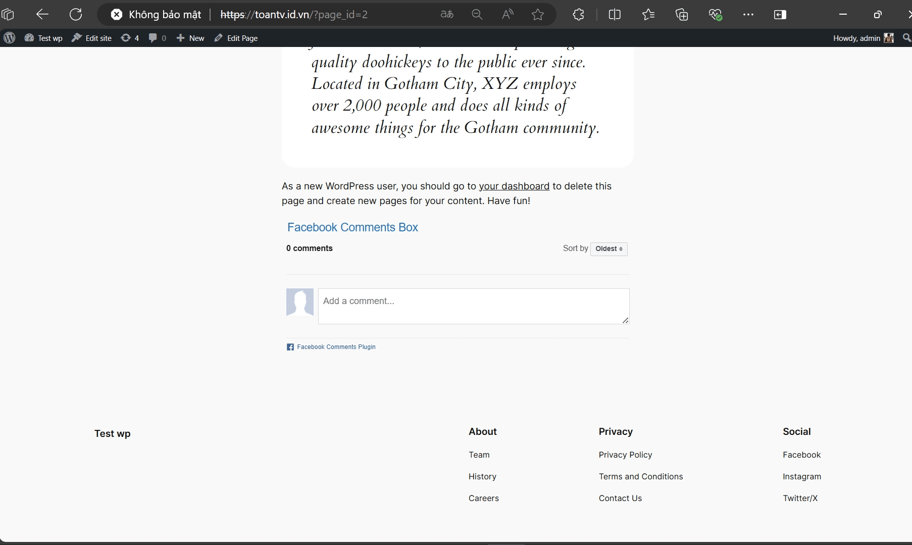 cách thêm bình luận facebook vào website wordpress 12