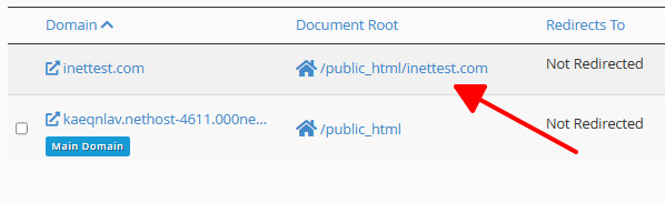 cách xóa trang web trên cpanel 2