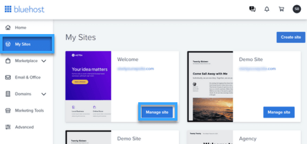 cài đặt ssl lets encrypt miễn phí trên bluehost 1