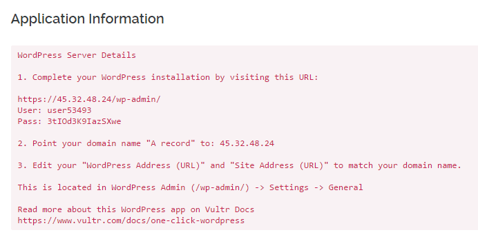 cài wordpress trên vps vultr