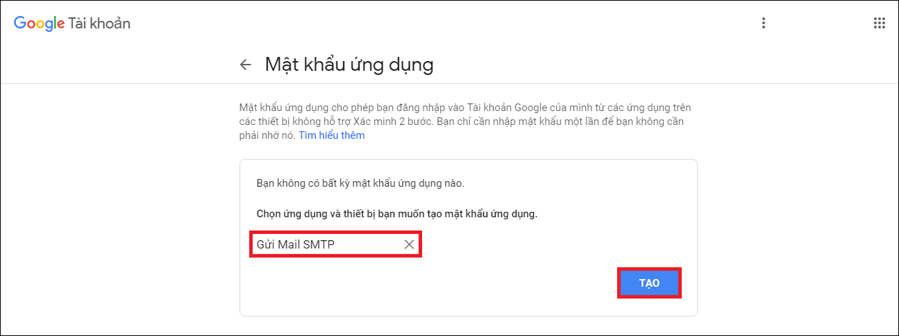 hướng dẫn cách cài smtp gmail miễn phí 3