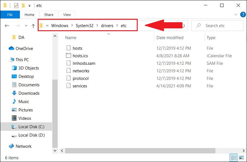 hướng dẫn cách chặn web bằng file host 1