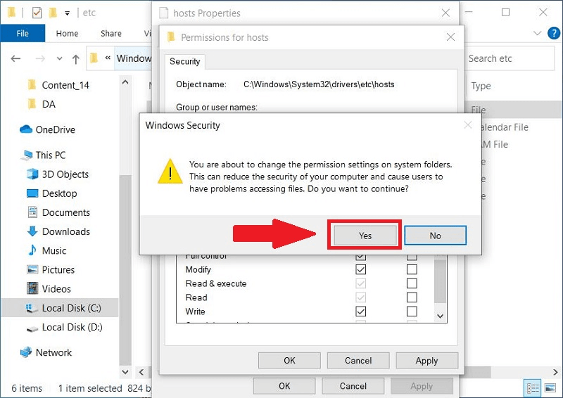 hướng dẫn cách chặn web bằng file host 5
